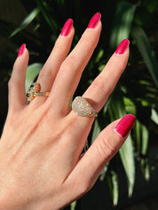 18Kダイヤモンドリング ゴールド