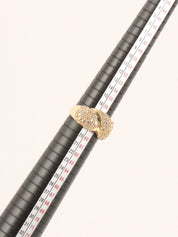 18K Gold Diamond Design Ring