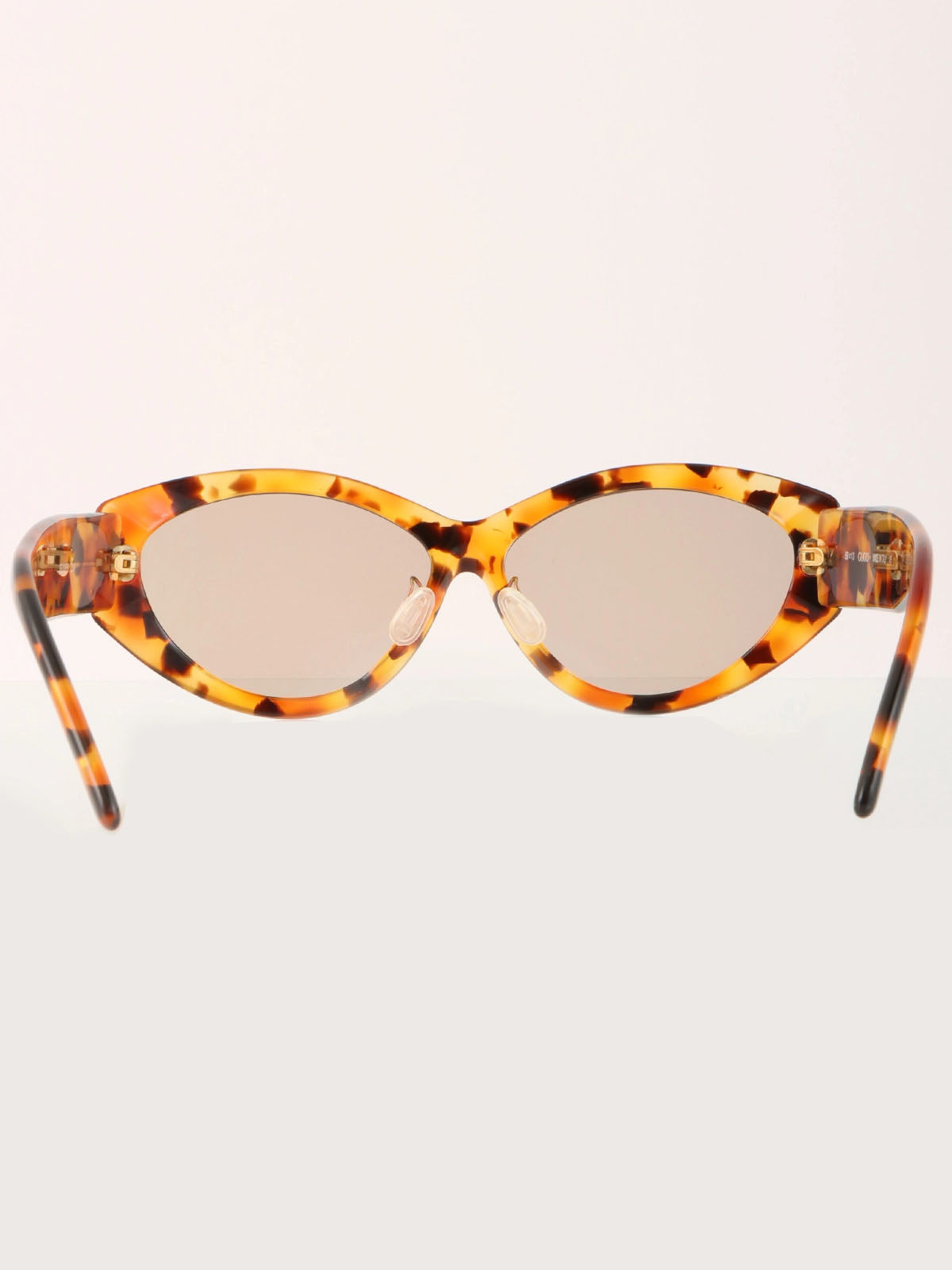 棕色大理石纹GG镶饰太阳眼镜 棕色