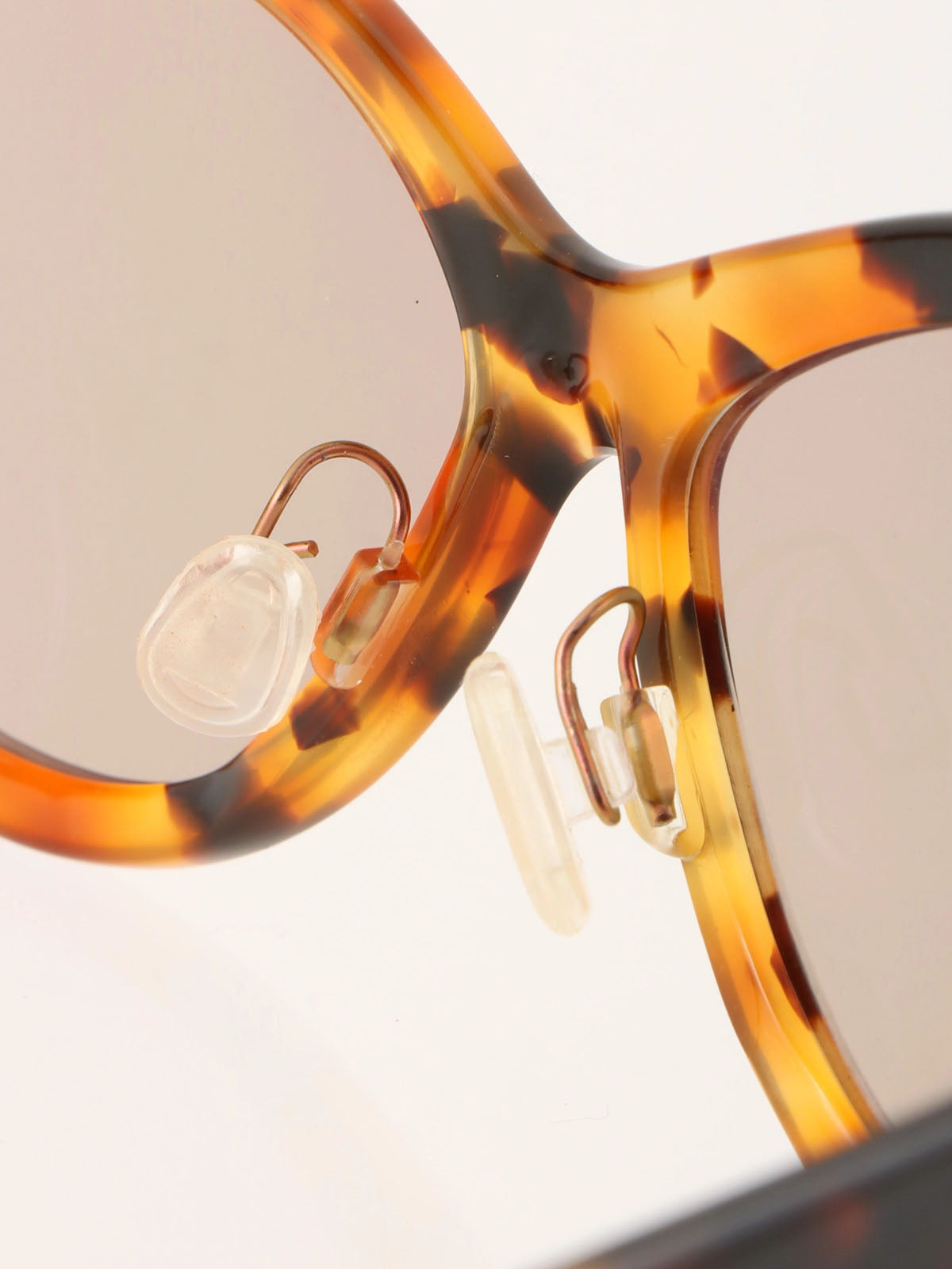 棕色大理石纹GG镶饰太阳眼镜 棕色