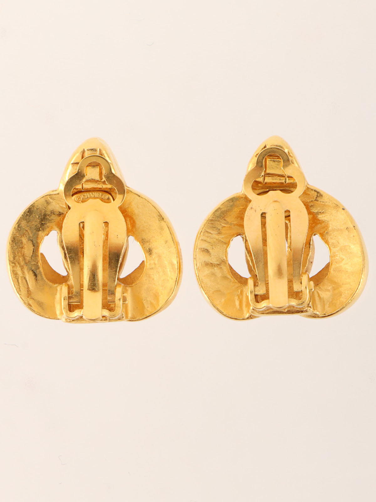 1997年製 CCマークデザインイヤリング ゴールド