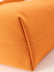 Logo Plate Handle 2-Way Bag Orange