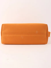 ロゴプレートハンドル2wayバッグ オレンジ