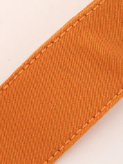 Logo Plate Handle 2-Way Bag Orange