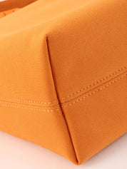 ロゴプレートハンドル2wayバッグ オレンジ