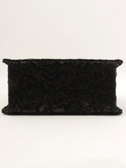 1998年頃製 レースダブルフェイスCCターンロックハンドバッグ ブラック