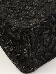 1998年頃製 レースダブルフェイスCCターンロックハンドバッグ ブラック