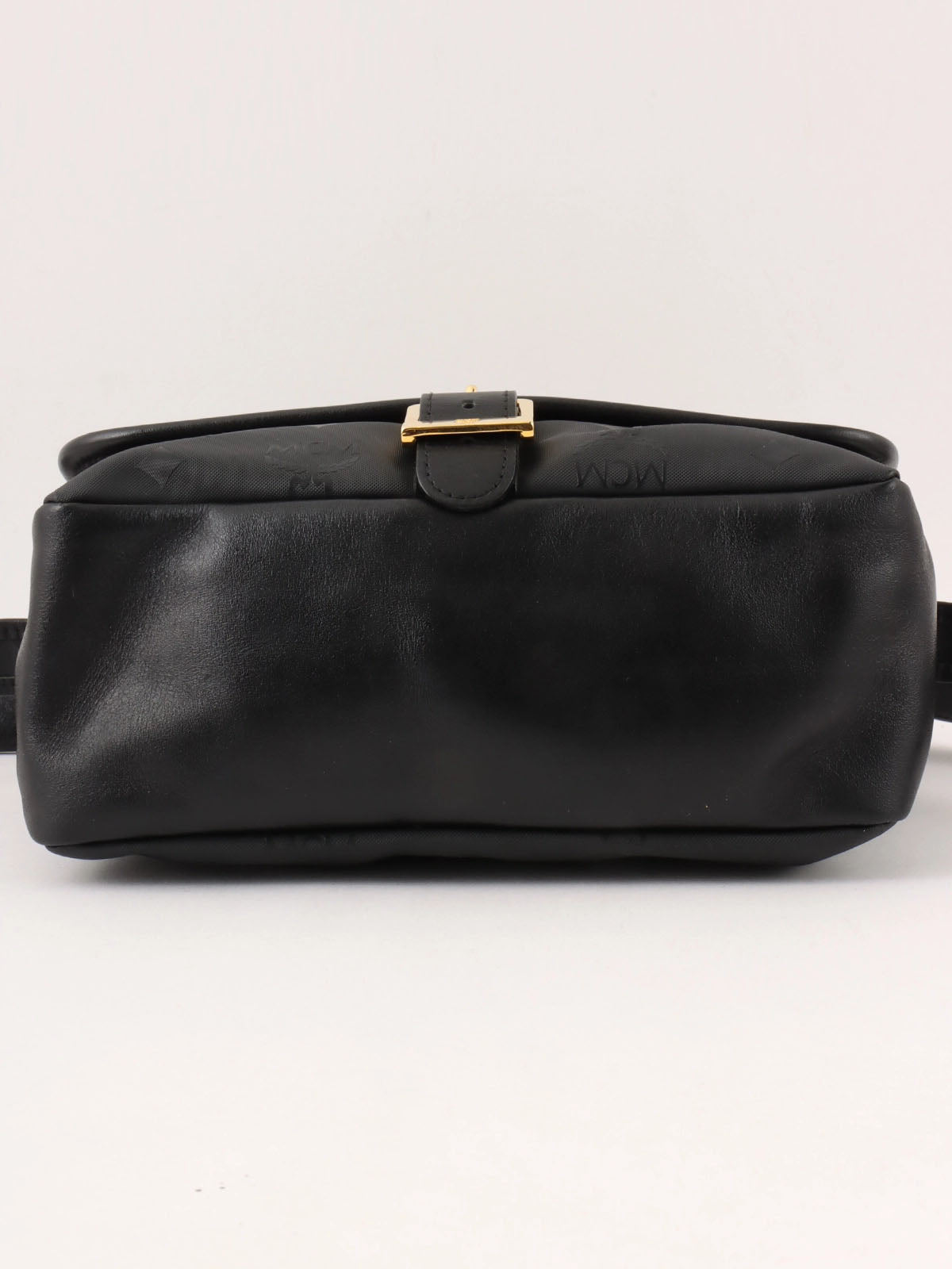Logo Pattern Messenger Bag in Black