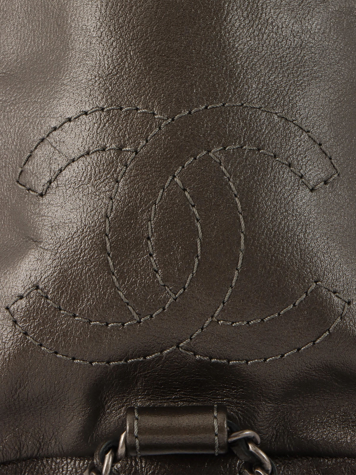 2015年頃製 CCターンロックバックパックミニ メタリックグレー