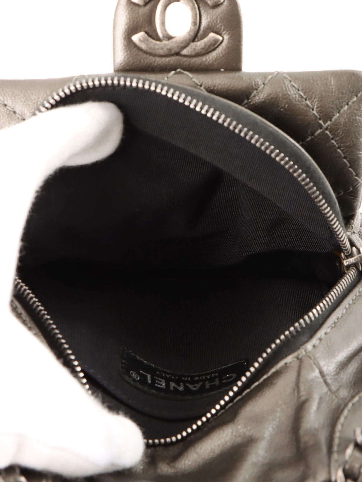 2015 CC Turnlock Backpack Mini Metallic Gray