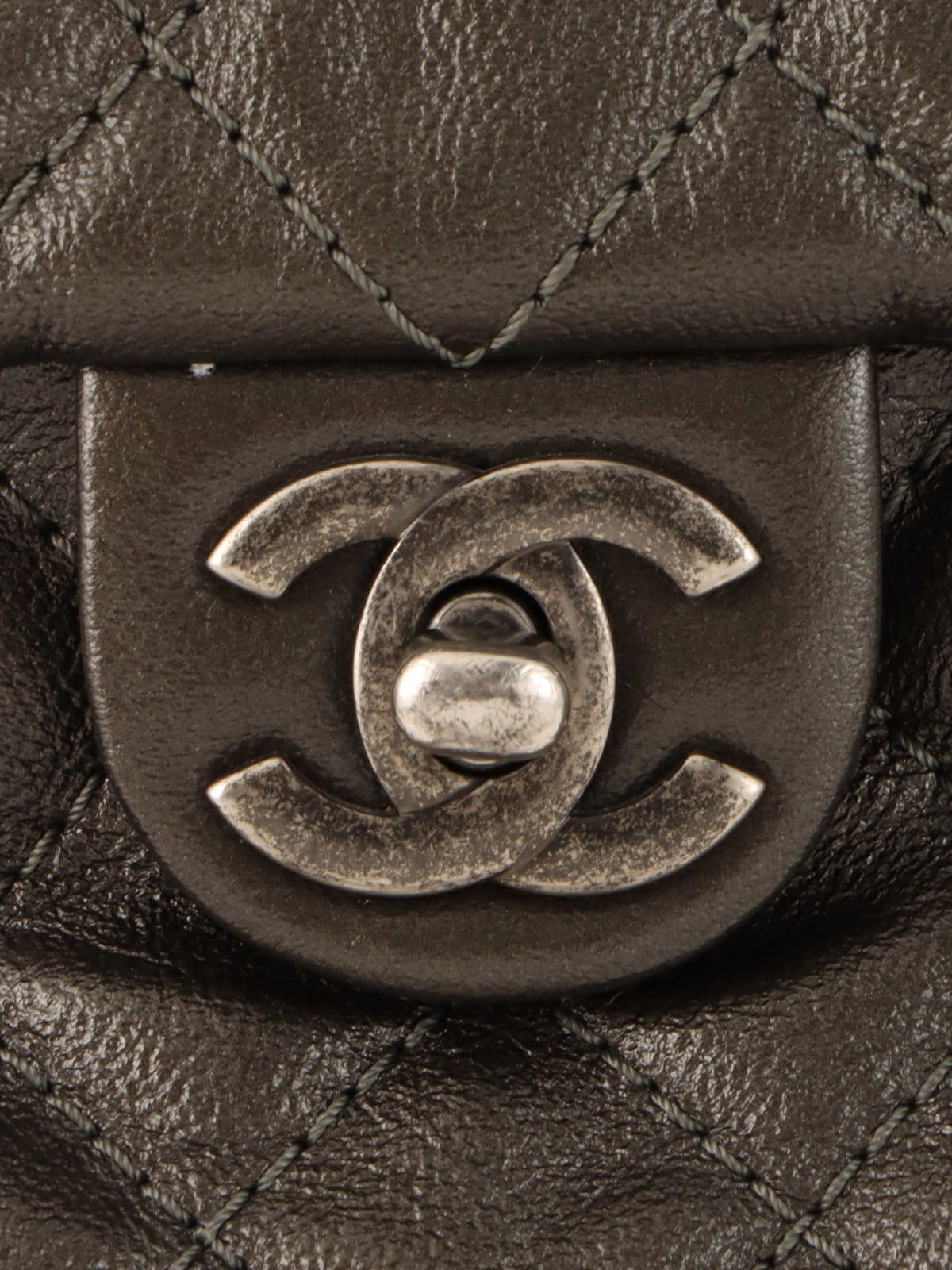 2015年頃製 CCターンロックバックパックミニ メタリックグレー