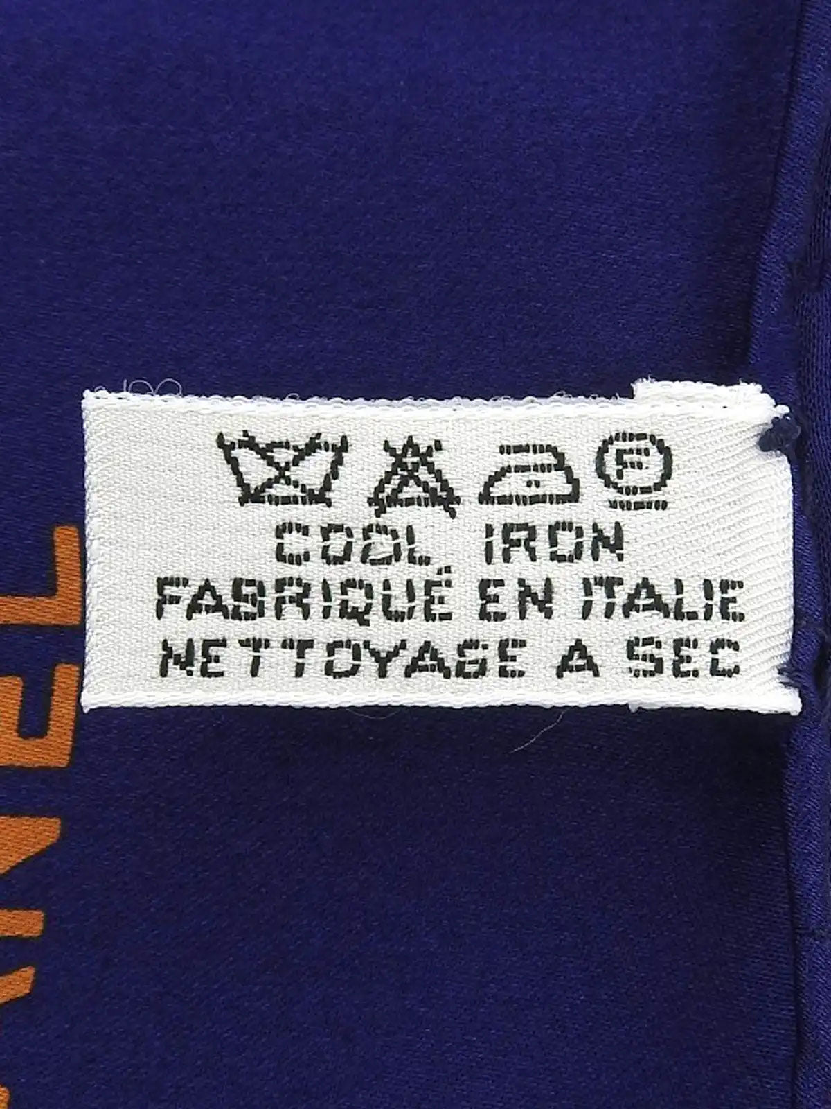 フラワーパターンスカーフ ブルー/マルチ