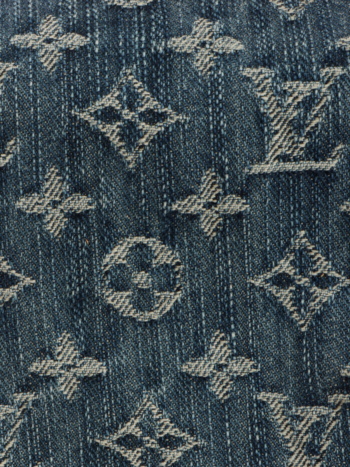 2006 Denim Monogram Sac Ado GM Blue