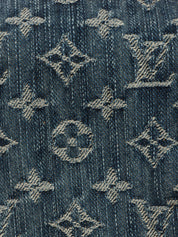 2006 Denim Monogram Sac Ado GM Blue