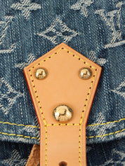 2006 Denim Monogram Sac Ado GM Blue