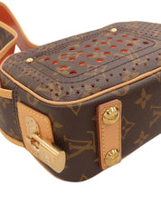 2006年製 キャンバスモノグラムペルフォミニトロカデロ ブラウン/オランジュ