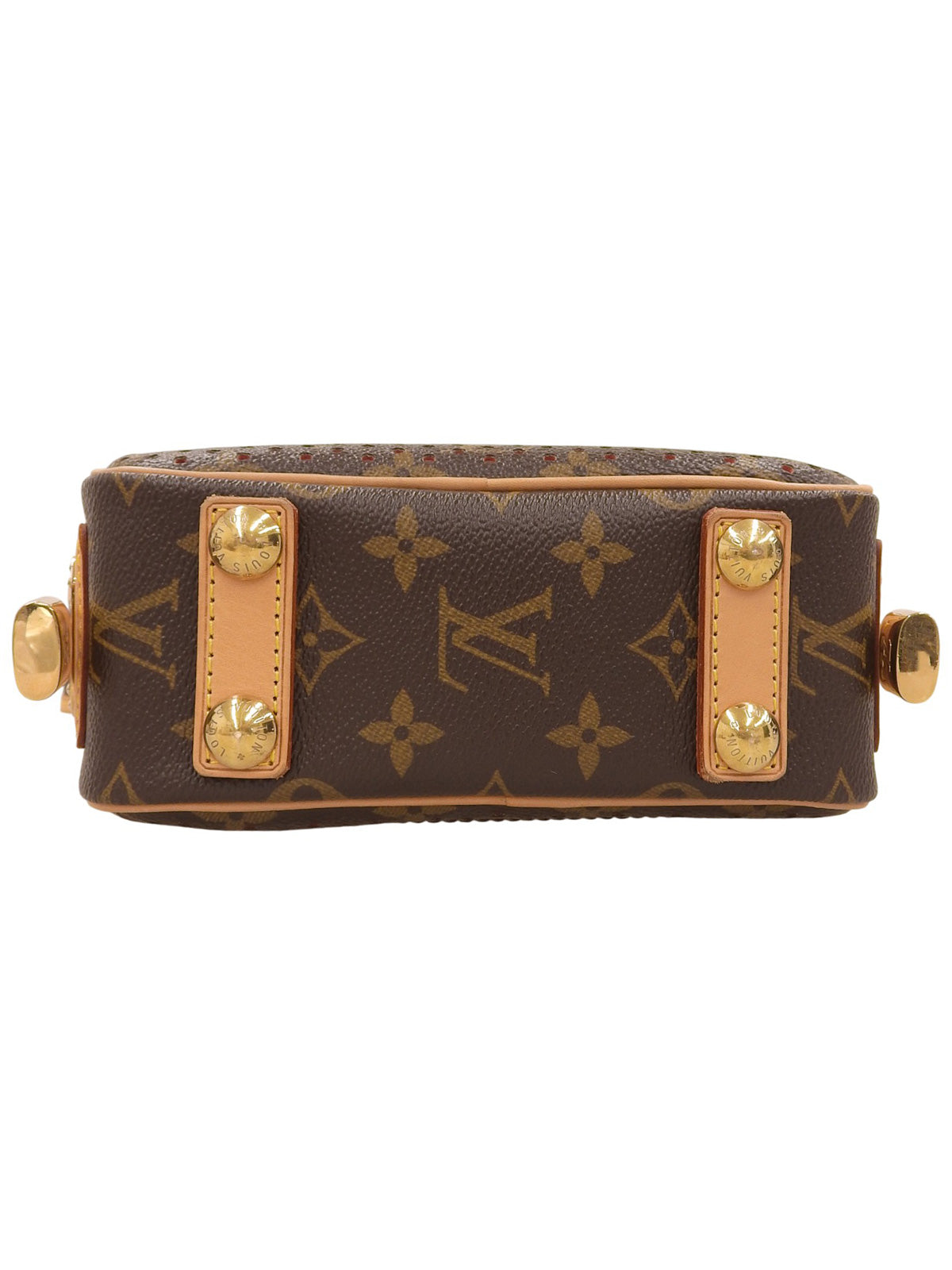 2006年製 キャンバスモノグラムペルフォミニトロカデロ ブラウン/オランジュ