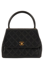 1997 CC Turnlock Handbag Black