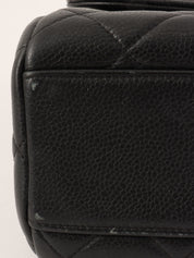 1997 CC Turnlock Handbag Black