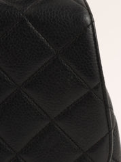1997 CC Turnlock Handbag Black