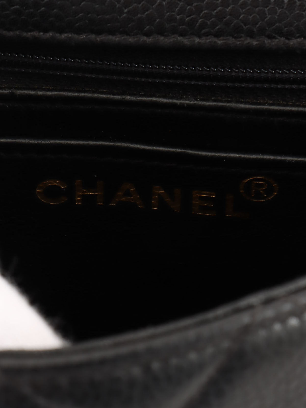 1997 CC Turnlock Handbag Black