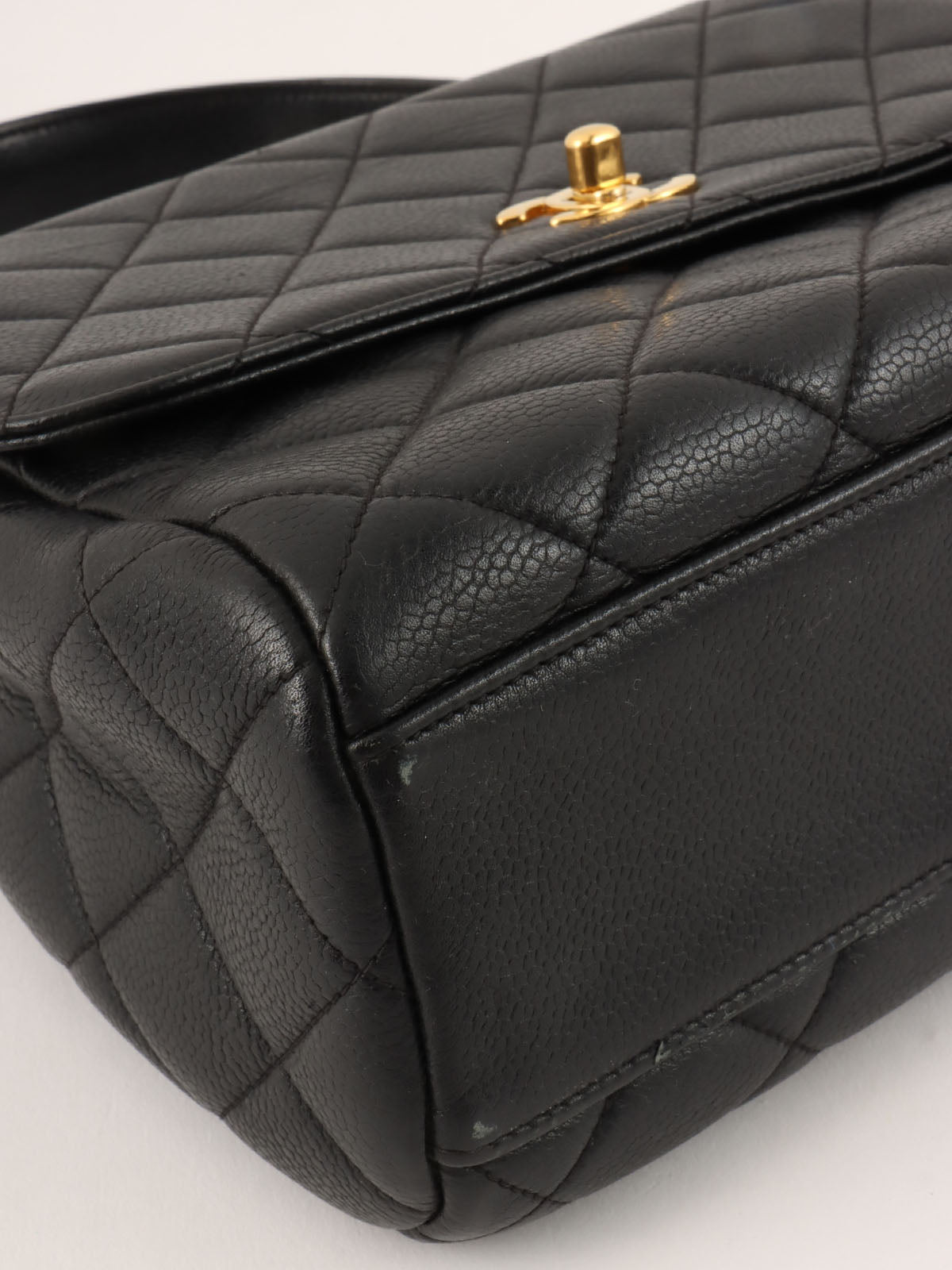 1997 CC Turnlock Handbag Black