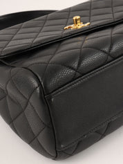 1997 CC Turnlock Handbag Black