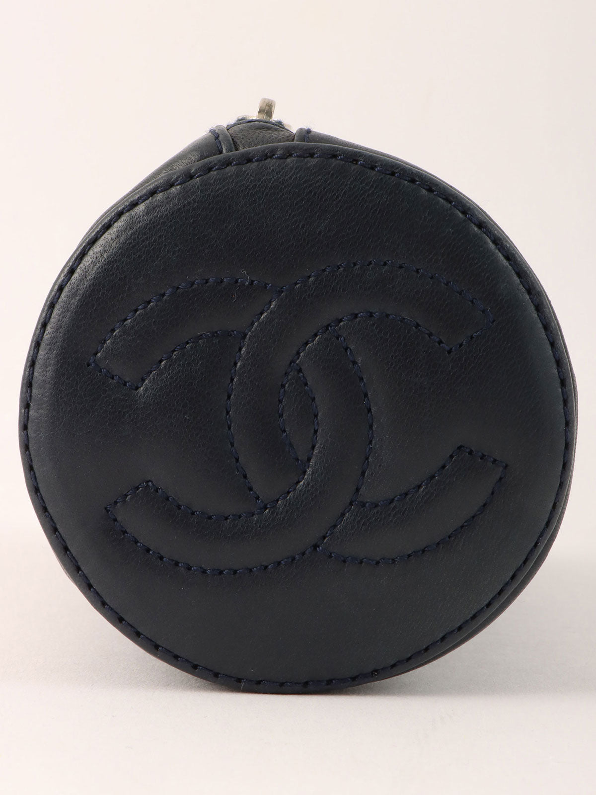 2001年頃製 チョコバーCCマークステッチポーチ ネイビー