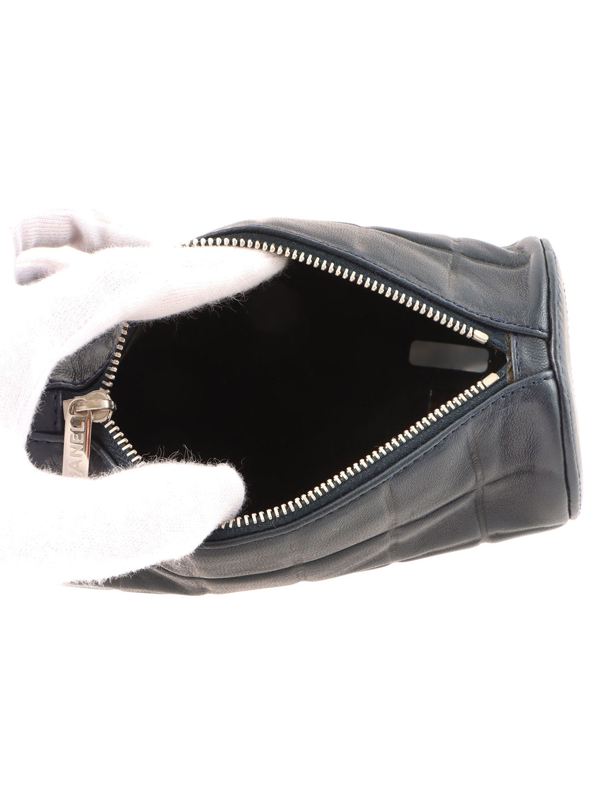 2001年頃製 チョコバーCCマークステッチポーチ ネイビー