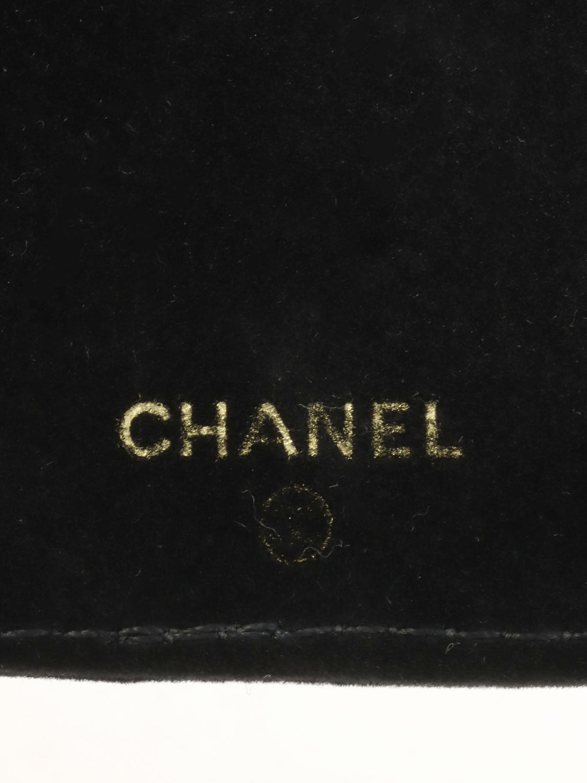 1992年頃製 CCマークステッチジュエリーケース ブラック