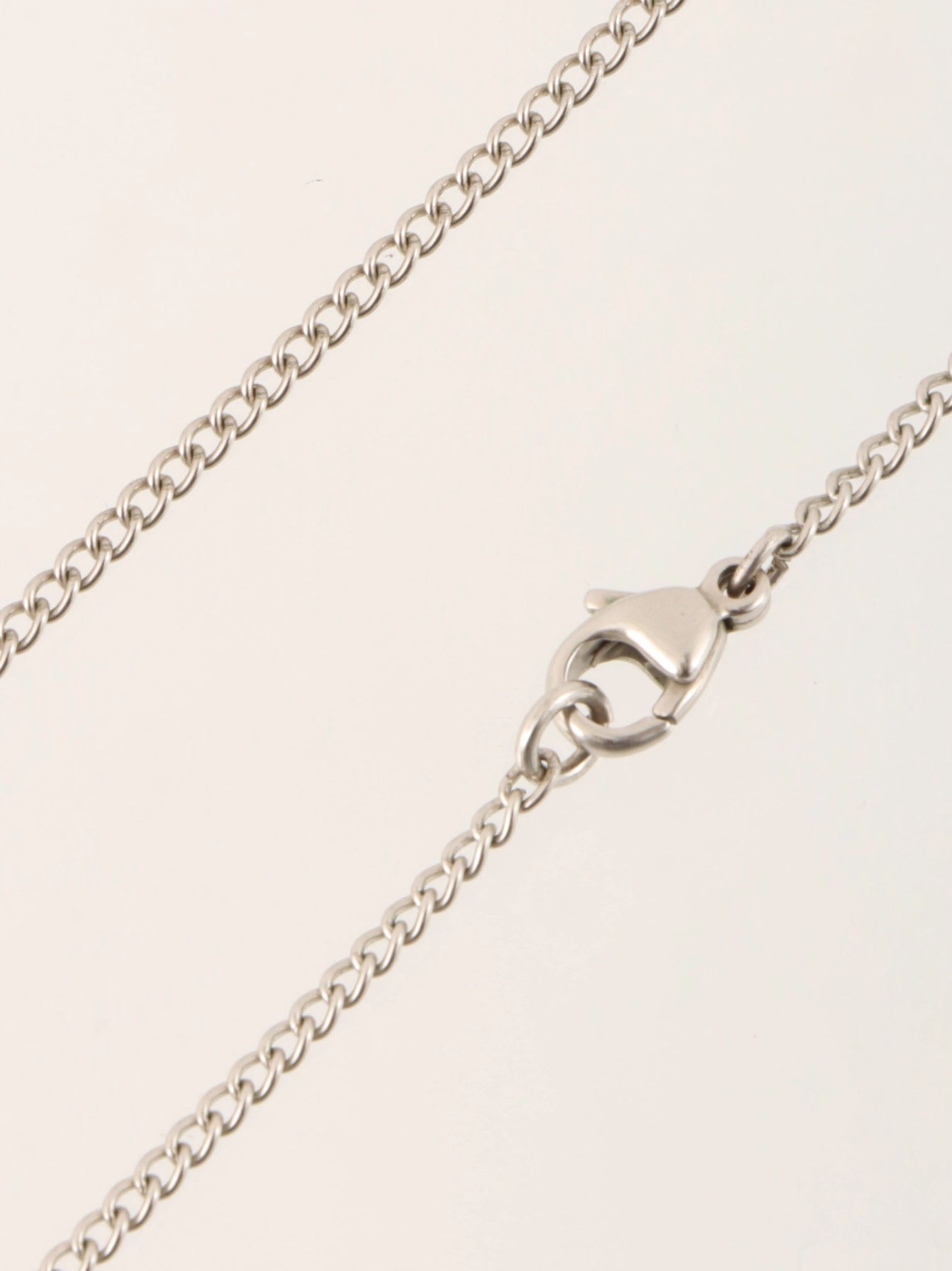 2004 CC Mark Necklace Silver/White