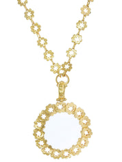 1996年製 ルーペCCマークロングネックレス ゴールド