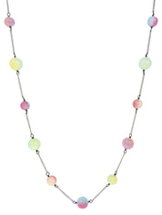 1999 Color Stone Necklace Multicolor