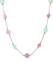 1999年製 カラーストーンネックレス マルチカラー