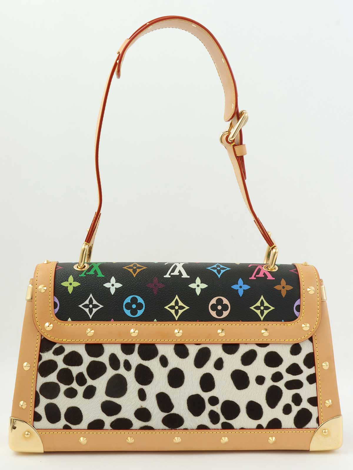 2003 Multicolor Monogram Sac Dalmatian Black/White