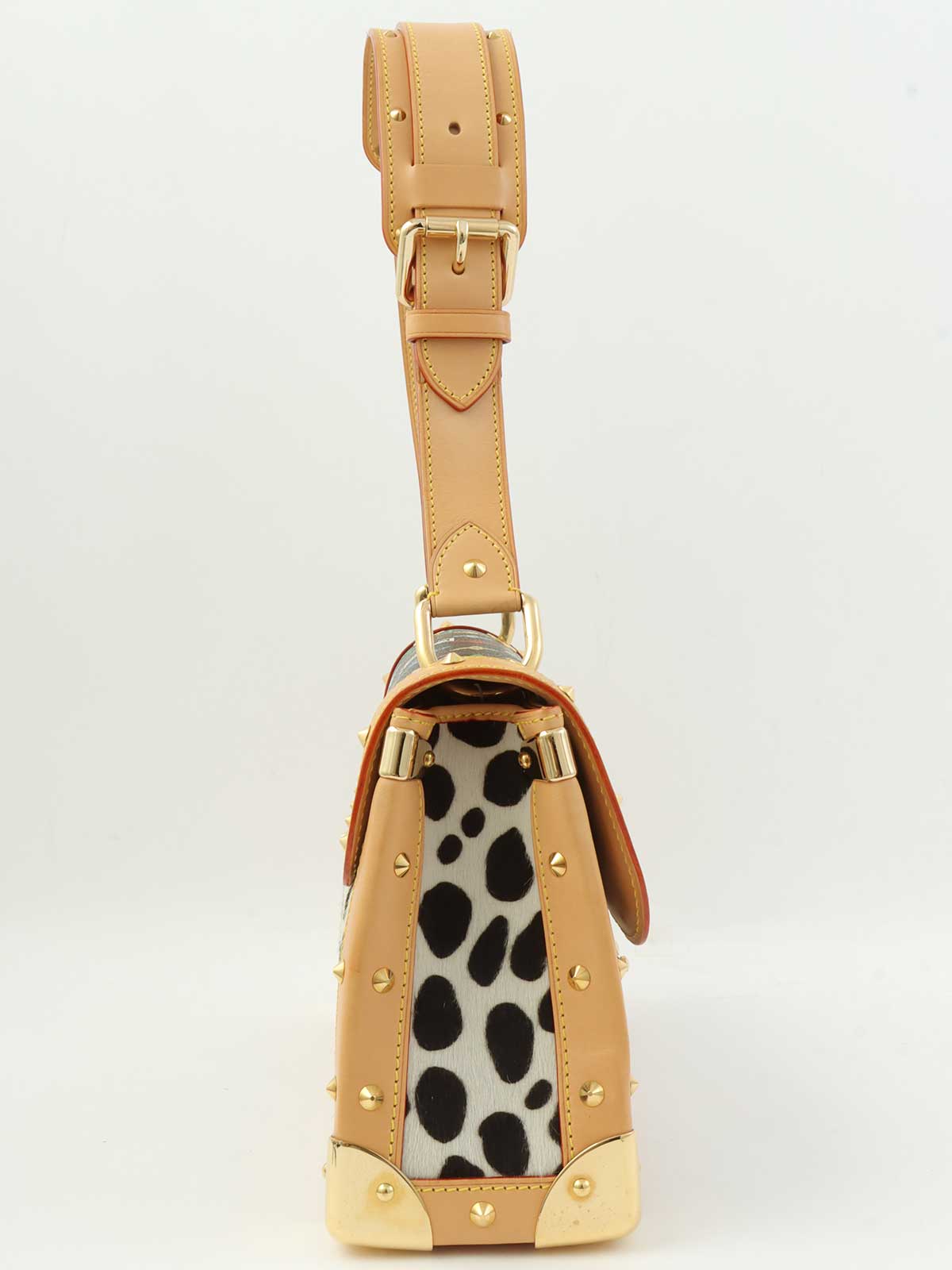 2003 Multicolor Monogram Sac Dalmatian Black/White