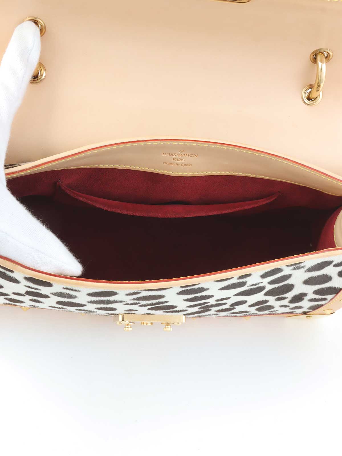 2003 Multicolor Monogram Sac Dalmatian Black/White