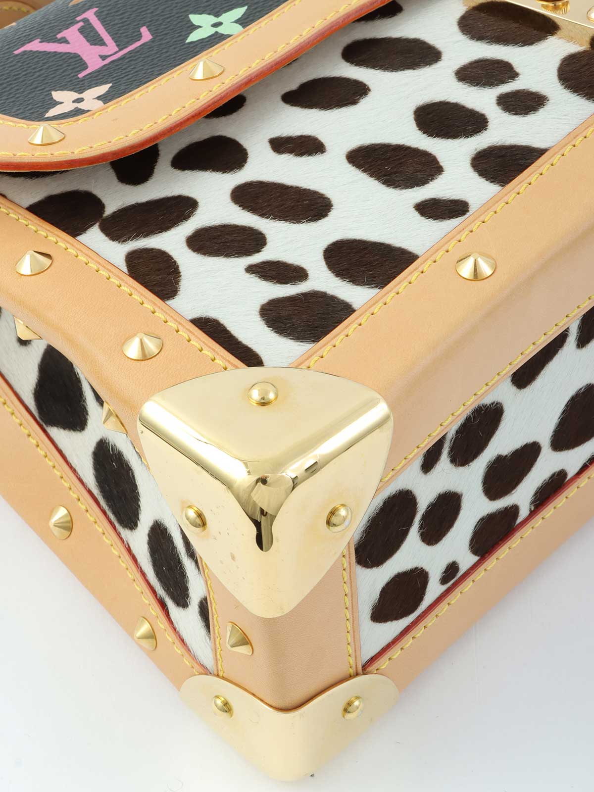 2003 Multicolor Monogram Sac Dalmatian Black/White