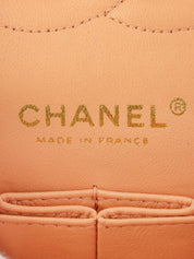 2003年頃製 キャビアスキンクラシックフラップチェーンバッグ25cm ピンクベージュ