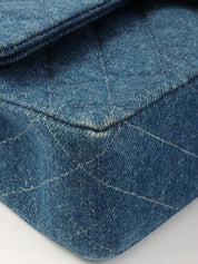 1998年頃製 デニムクラシックフラップチェーンバッグ25cm インディゴ