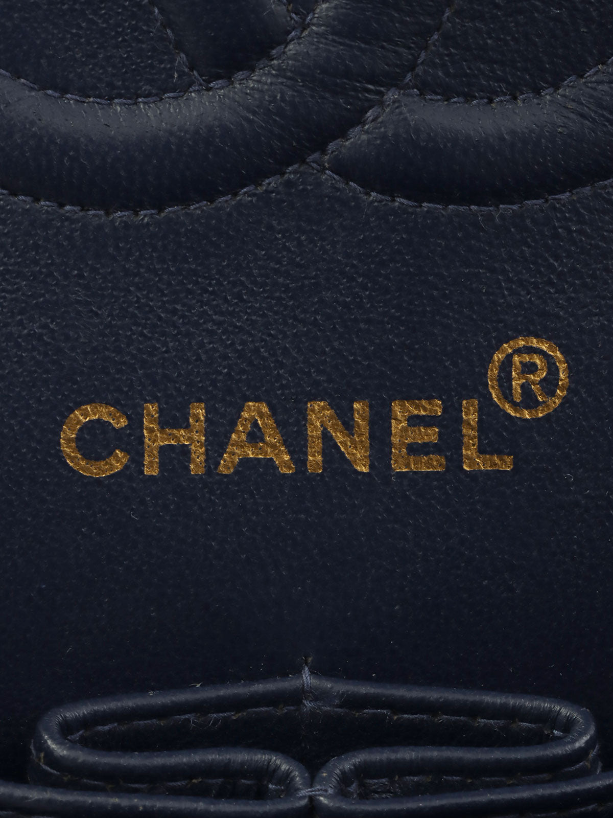 1998年頃製 デニムクラシックフラップチェーンバッグ25cm インディゴ