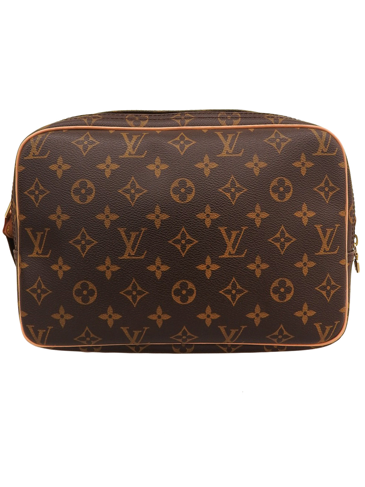 2009 Canvas Monogram Reporter PM Brown