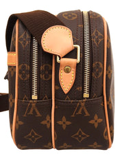 2009年製 キャンバスモノグラムリポーターPM ブラウン