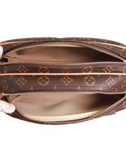 2009 Canvas Monogram Reporter PM Brown