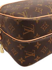 2009年製 キャンバスモノグラムリポーターPM ブラウン