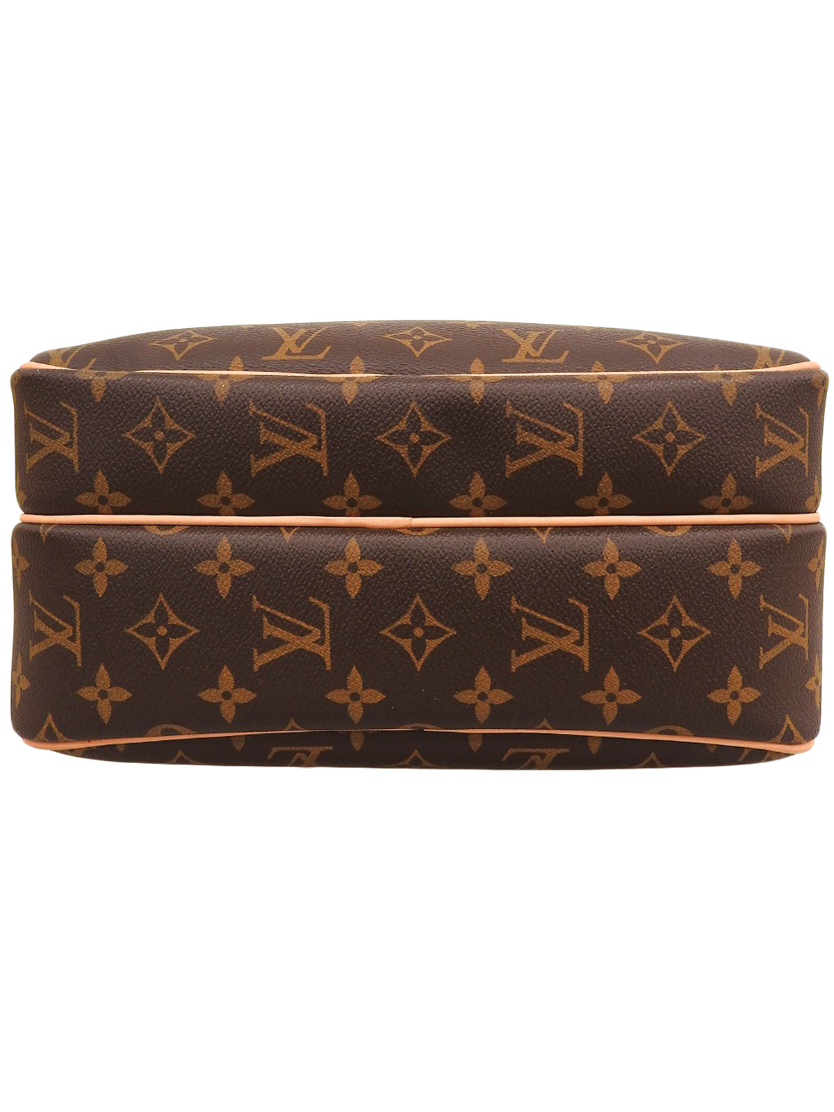 2009年製 キャンバスモノグラムリポーターPM ブラウン