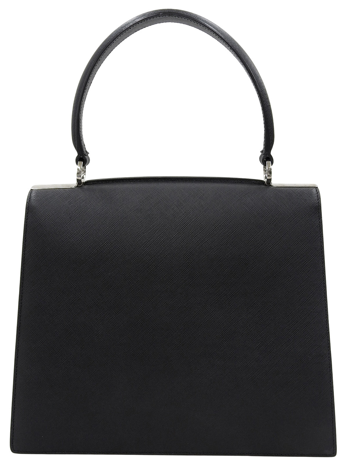 ガンチーニプレート2wayバッグ ブラック