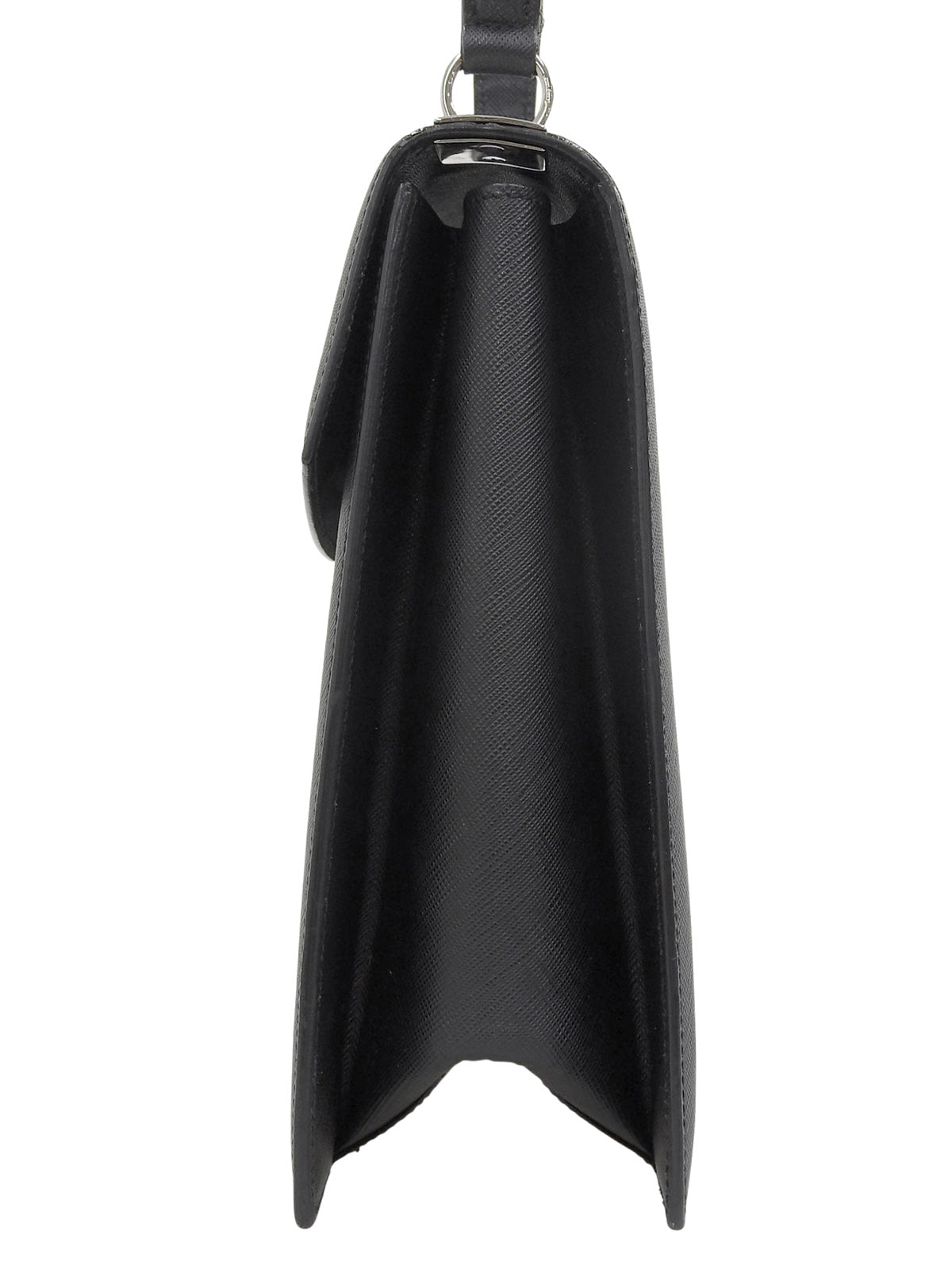 ガンチーニプレート2wayバッグ ブラック