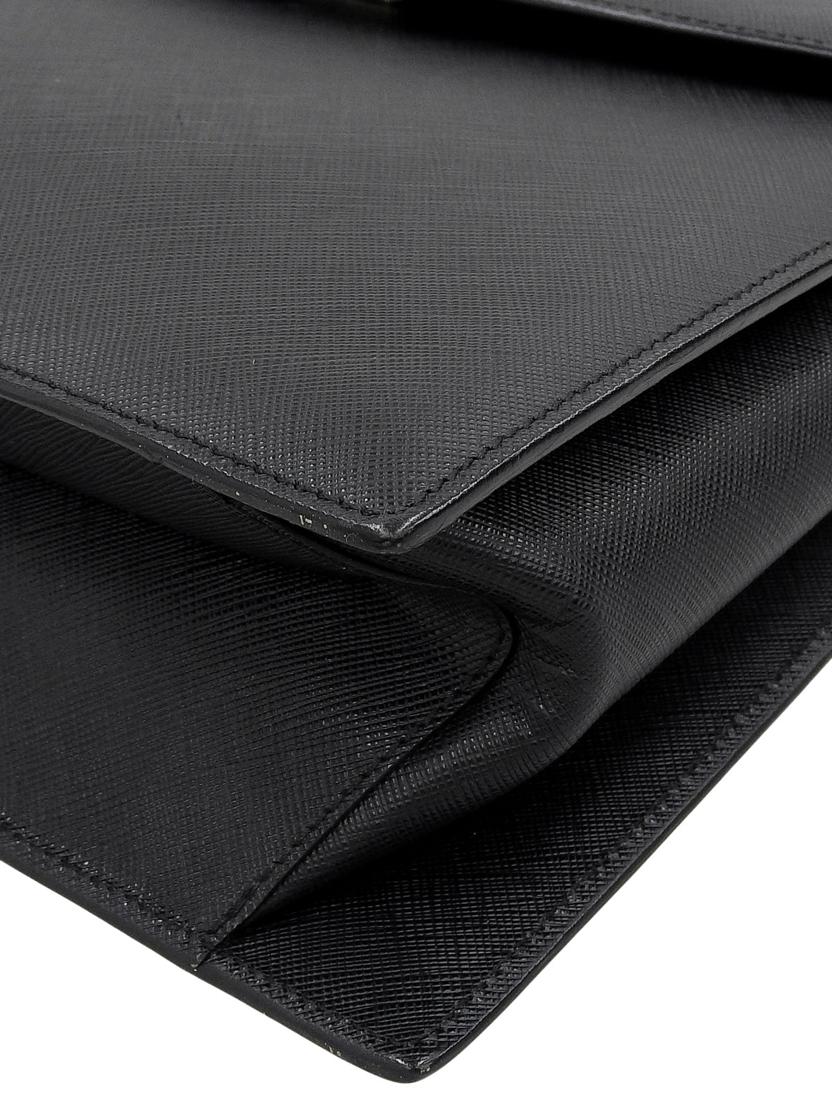 ガンチーニプレート2wayバッグ ブラック