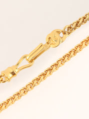1995 Loupe Edge CC Mark Long Necklace Gold